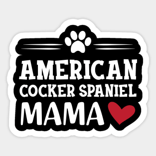 American Cocker Spaniel Mama Sticker